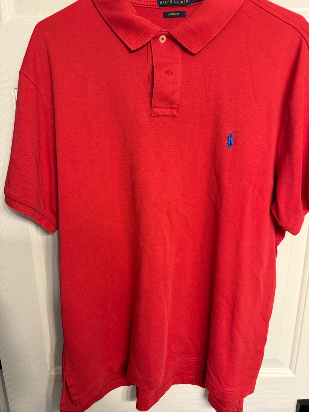 Polo by Ralph Lauren Red Polo with Blue Pony Logo